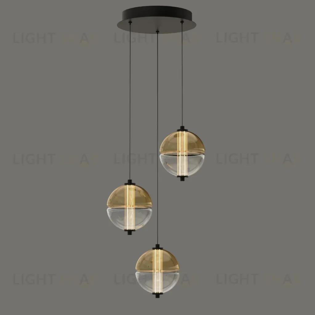 Подвесной светильник Delight Collection MD24022079-3A black/amber MD24022079-3A black/amber