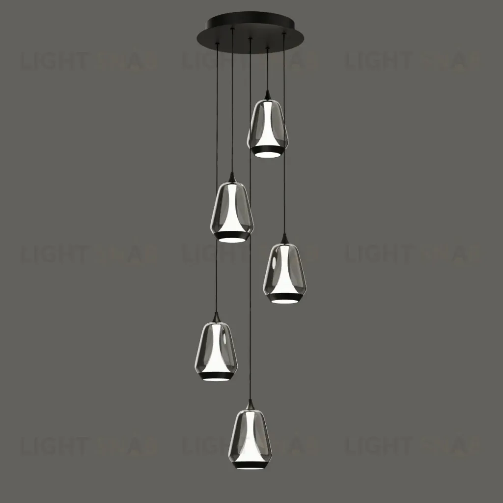 Каскадная люстра Delight Collection MD24001011-5A black/smoky MD24001011-5A black/smoky