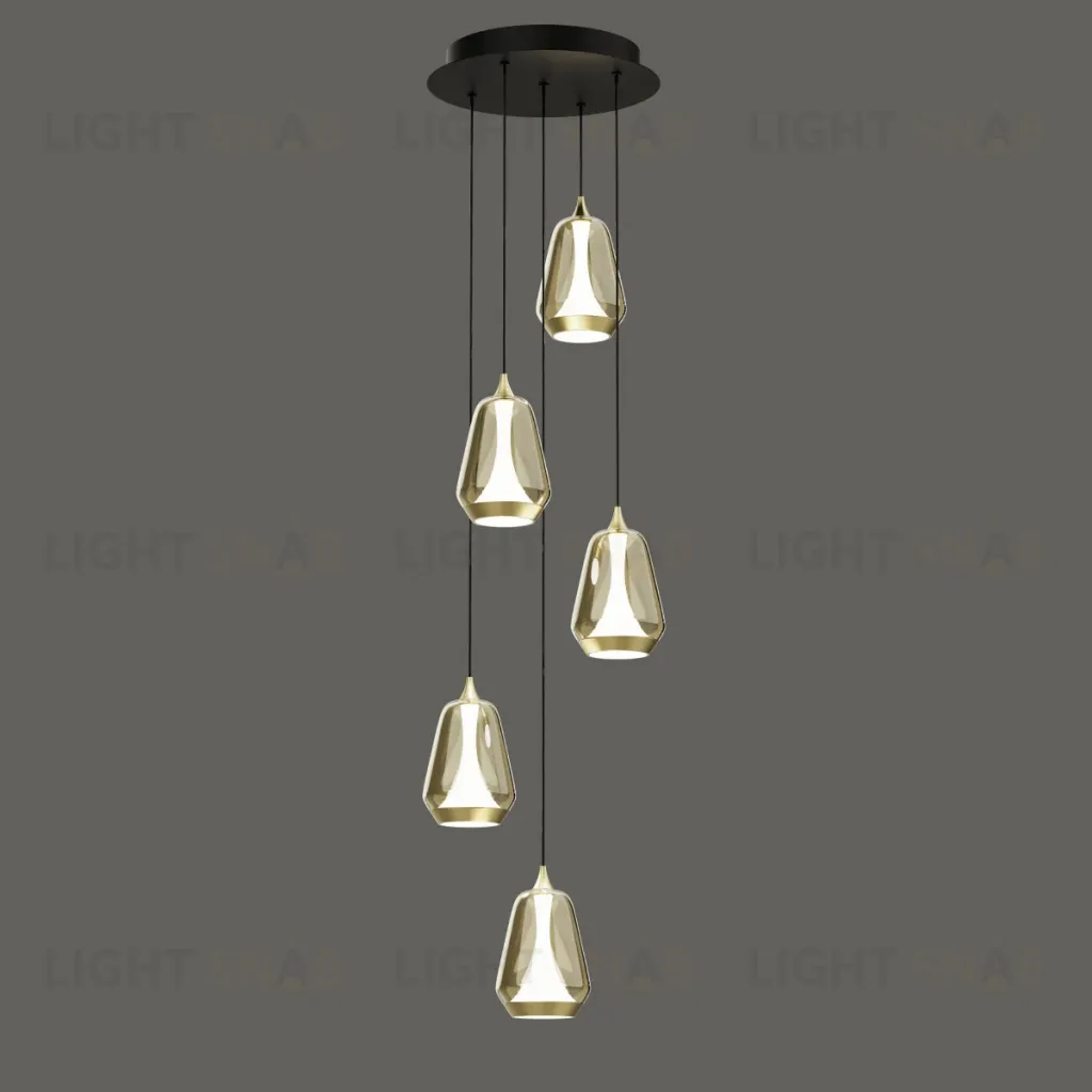 Каскадная люстра Delight Collection MD24001011-5A brass/champagne MD24001011-5A brass/champagne