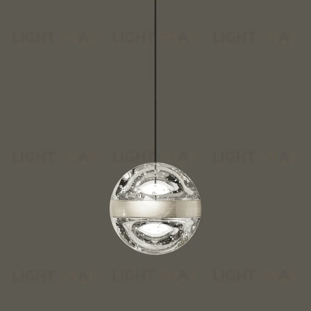 Подвесной светильник Delight Collection Frizzante MD23030088-1A nickel/clear MD23030088-1A nickel/clear