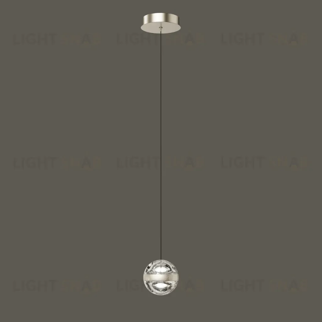 Подвесной светильник Delight Collection Frizzante MD23030088-1A nickel/clear MD23030088-1A nickel/clear