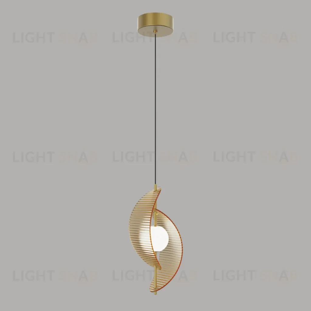Подвесной светильник Delight Collection MD24030035-1A brass/amber MD24030035-1A brass/amber