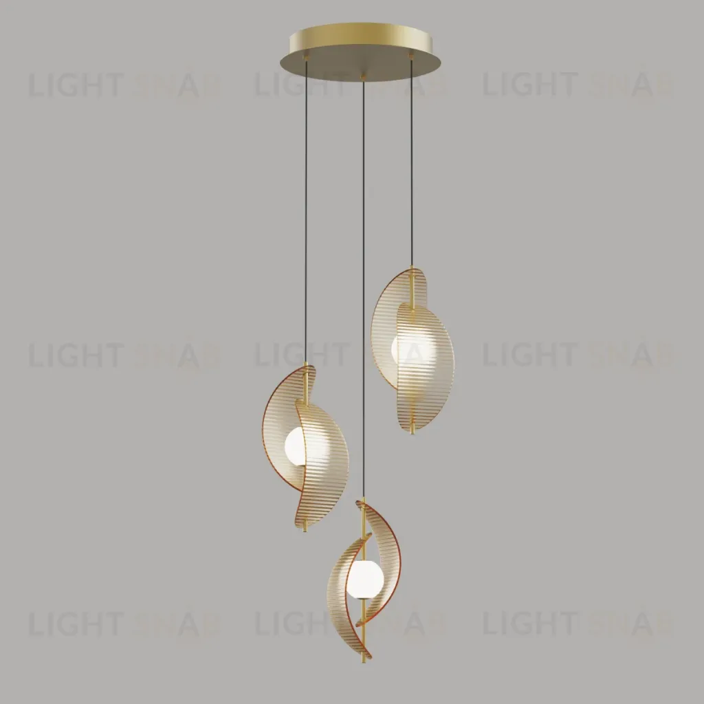 Подвесной светильник Delight Collection MD24030035-3A brass/amber MD24030035-3A brass/amber