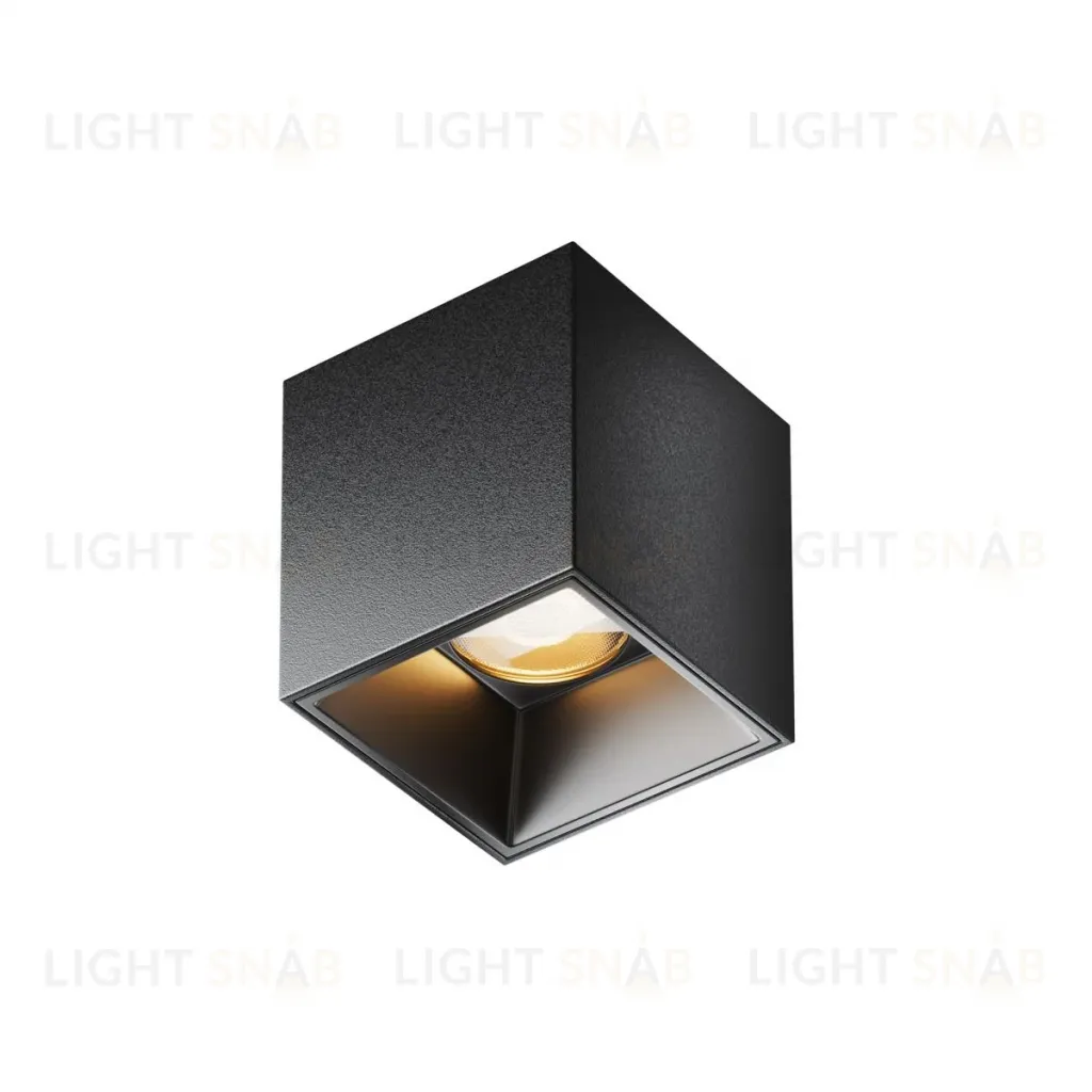 Накладной светильник Maytoni Alfa LED C064CL-5W2.7K-SQ-B C064CL-5W2.7K-SQ-B