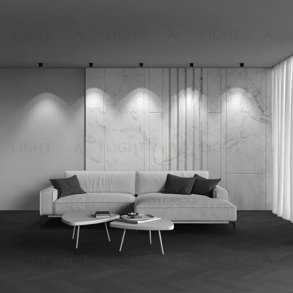 Накладной светильник Maytoni Alfa LED C064CL-5W2.7K-SQ-B C064CL-5W2.7K-SQ-B