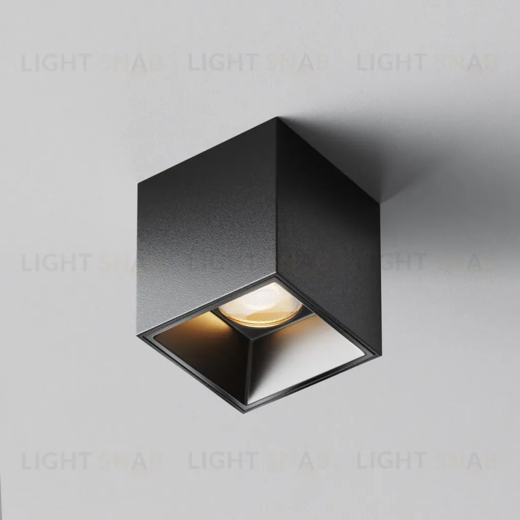 Накладной светильник Maytoni Alfa LED C064CL-5W2.7K-SQ-B C064CL-5W2.7K-SQ-B