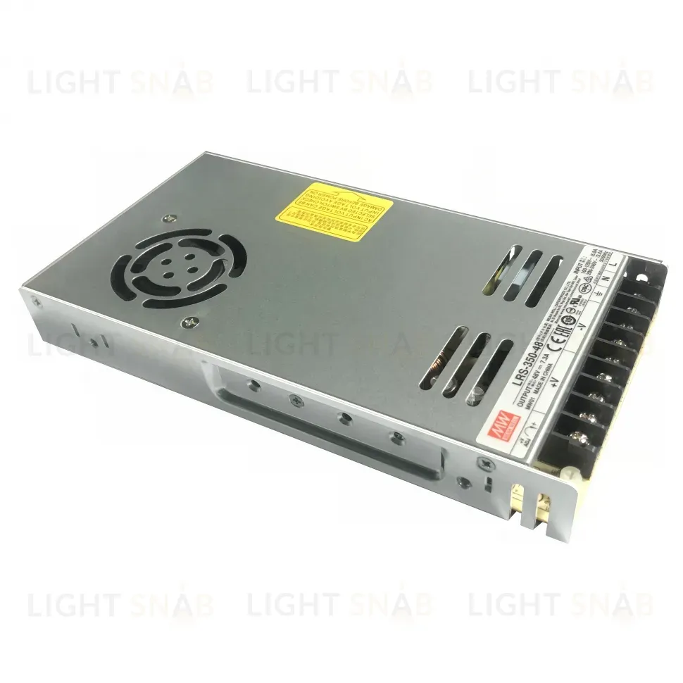 Блок питания выносной iLedex Vision 350Вт DC48В 7.3A IP20 POWER MW 4822-027-350W POWER MW 4822-027-350W