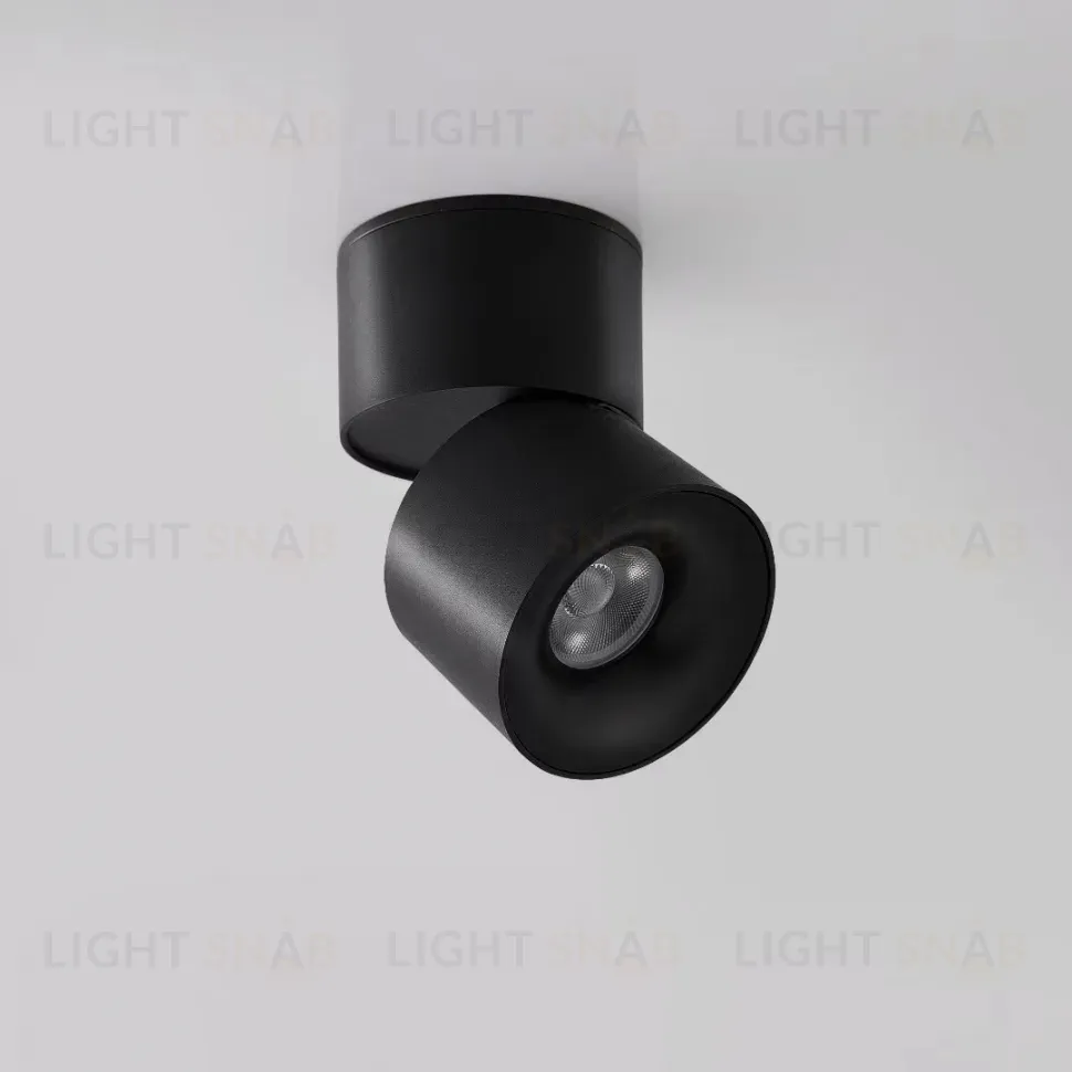 Накладной спот iLedex Metrica 115-12W-D70-4K-55DG-BK 115-12W-D70-4K-55DG-BK