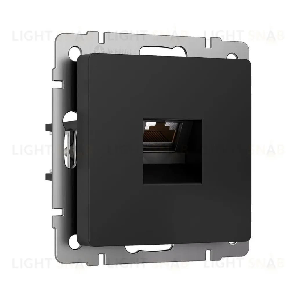 Розетка Ethernet RJ-45 cat. 6A экранированная Werkel W5120108 4690389213496 a069685 4690389213496