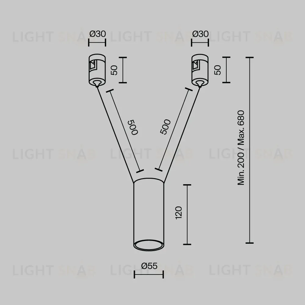 Трековый магнитный светильник Maytoni Focus LED TR157-1-12W3K-BS TR157-1-12W3K-BS