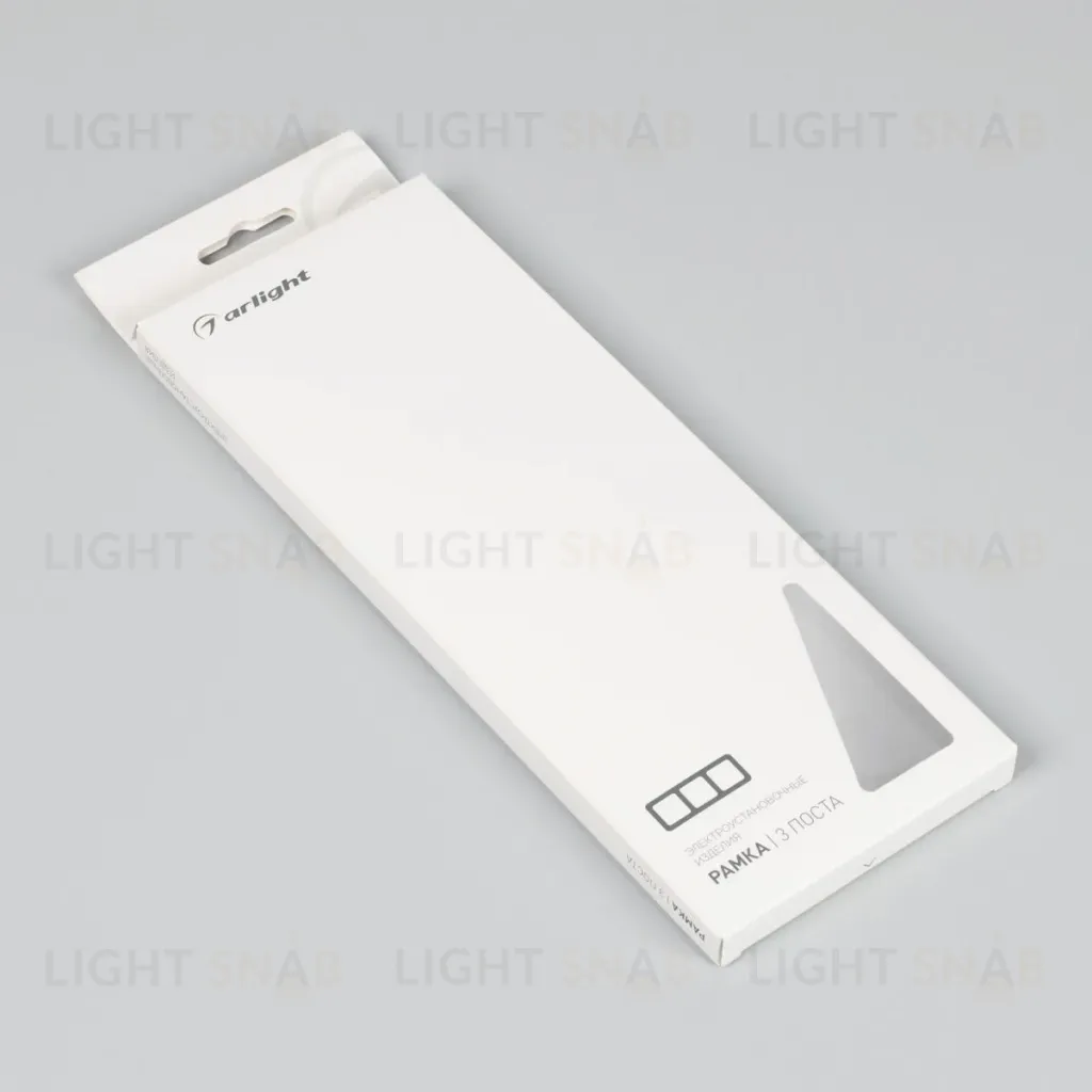 Рамка на 3 поста алюминиевая Arlight FRM-AKIRY-SFAL-3-GD 049742 049742