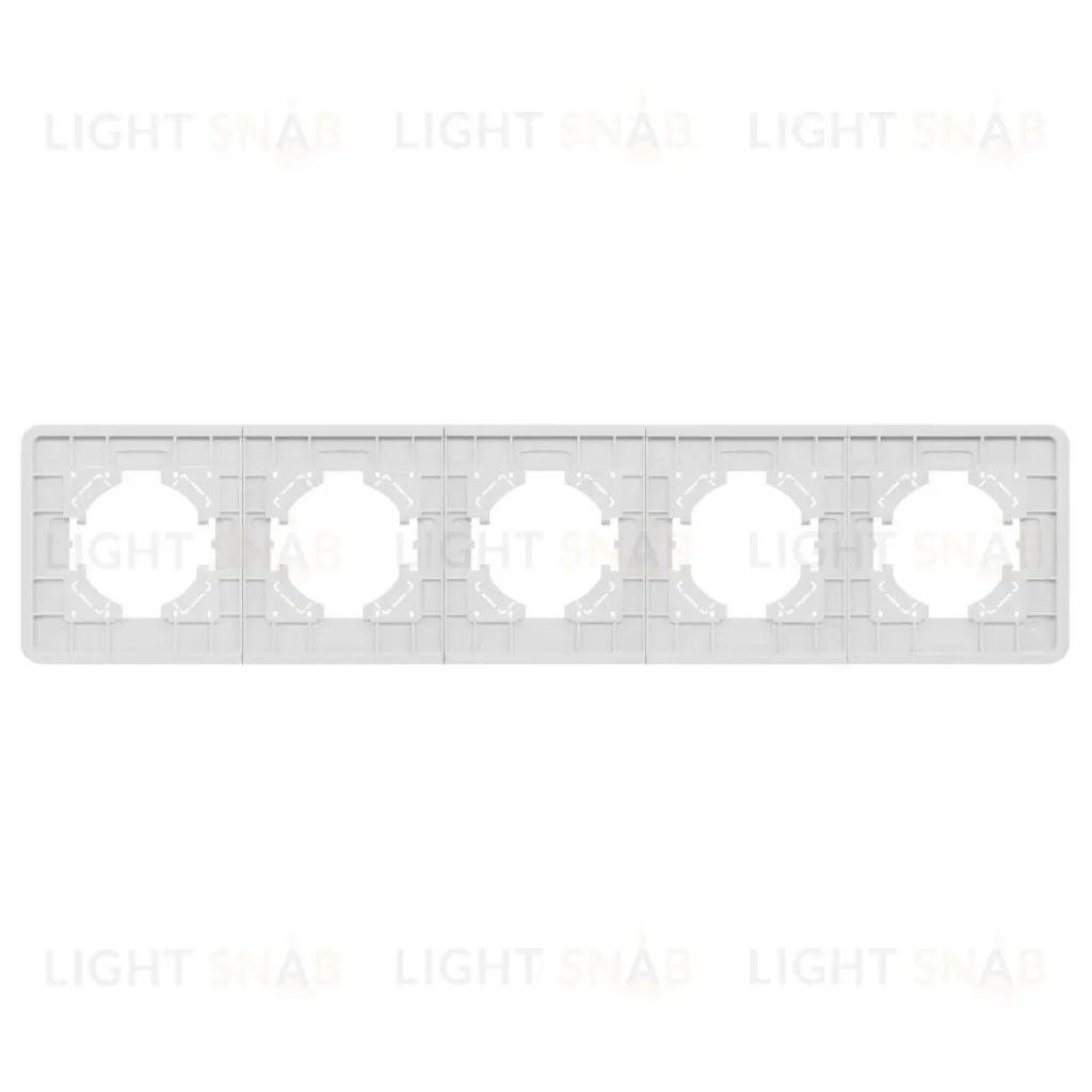 Рамка на 5 постов алюминиевая Arlight FRM-AKIRY-AL-5-SR 049734 049734