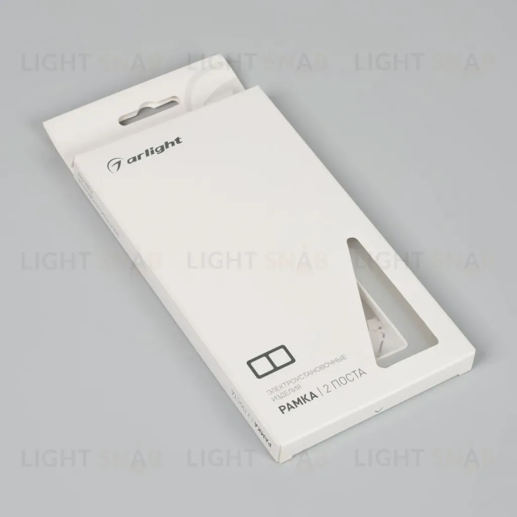 Рамка на 2 поста алюминиевая Arlight FRM-AKIRY-SFAL-2-SR 049737 049737