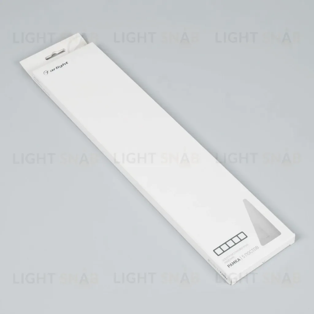 Рамка на 5 постов алюминиевая Arlight FRM-AKIRY-SFAL-5-SR 049746 049746