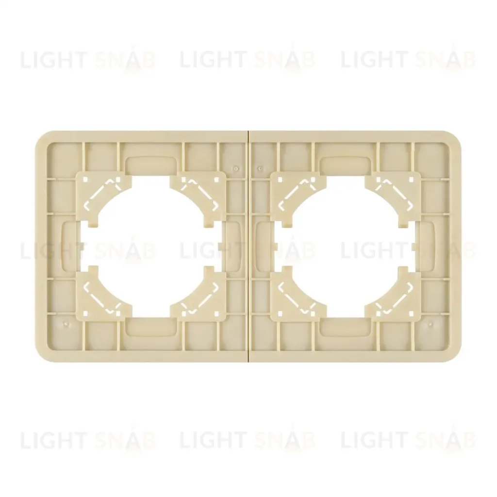 Рамка на 2 поста стеклянная Arlight FRM-OMALI-SFGS-2-GD 049711 049711