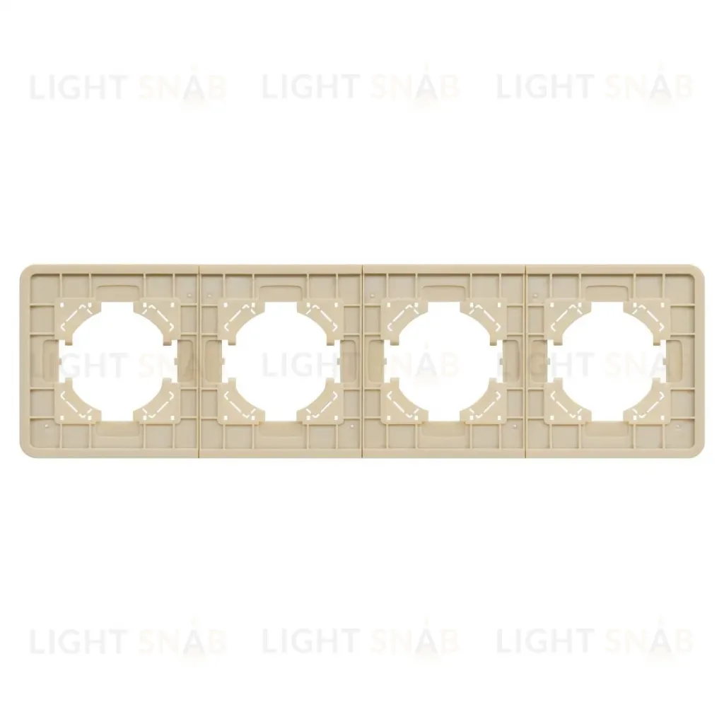 Рамка на 4 поста стеклянная Arlight FRM-OMALI-SFGS-4-GD 049719 049719