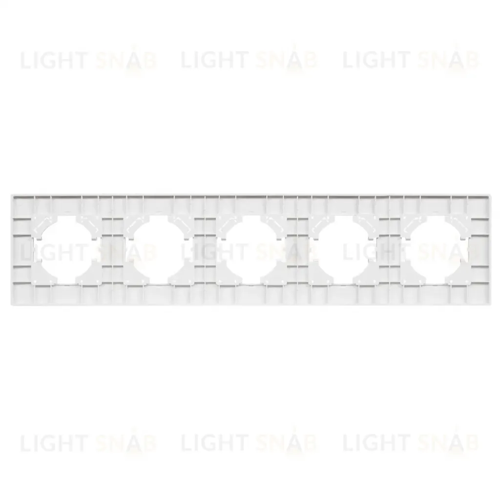 Рамка на 5 постов пластиковая Arlight FRM-PERIO-PL-5-GD 049765 049765