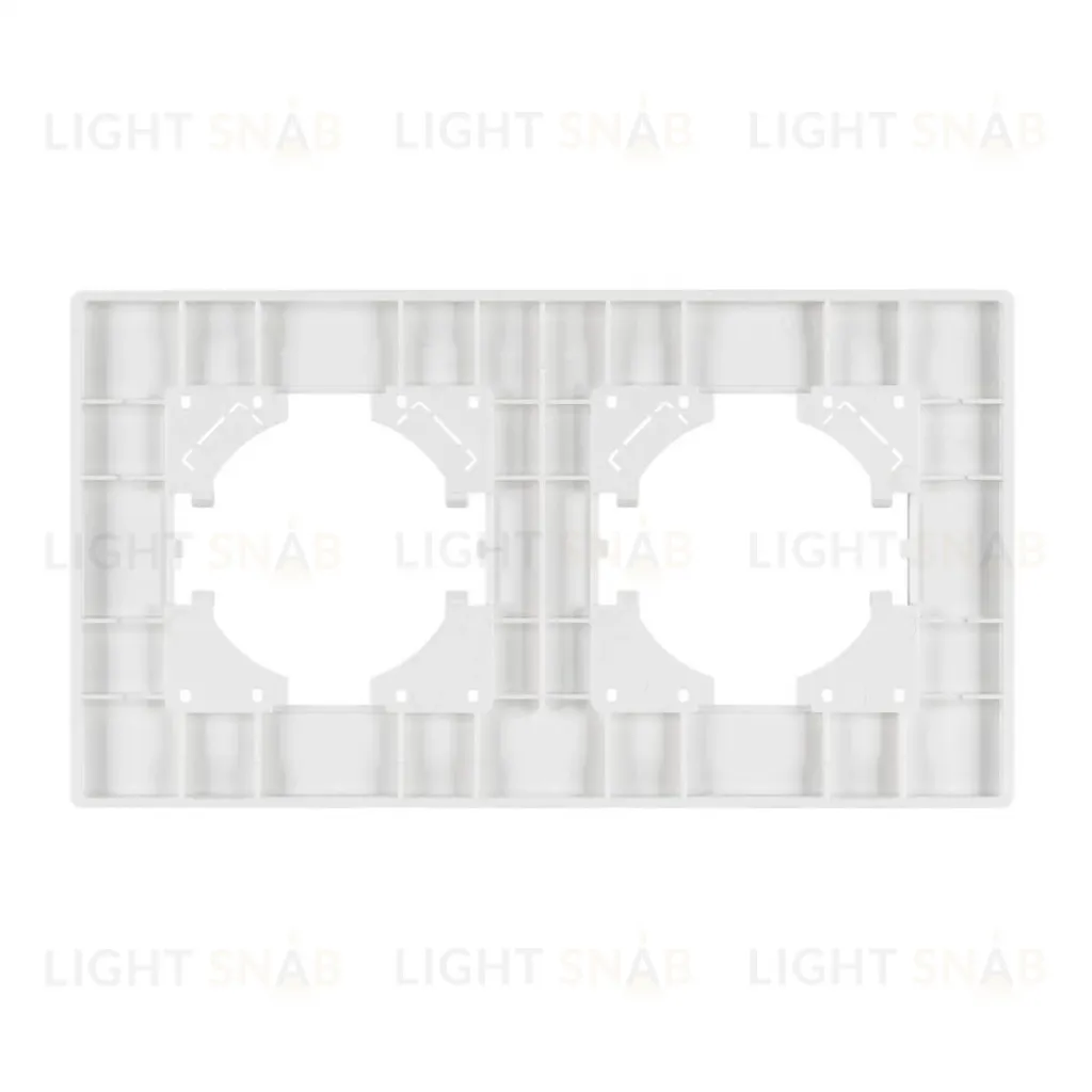 Рамка на 2 поста пластиковая Arlight FRM-PERIO-PL-2-BK 049751 049751