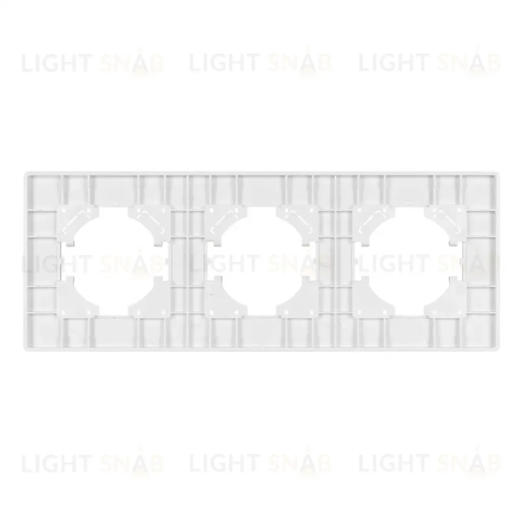 Рамка на 3 поста пластиковая Arlight FRM-PERIO-PL-3-BK 049755 049755