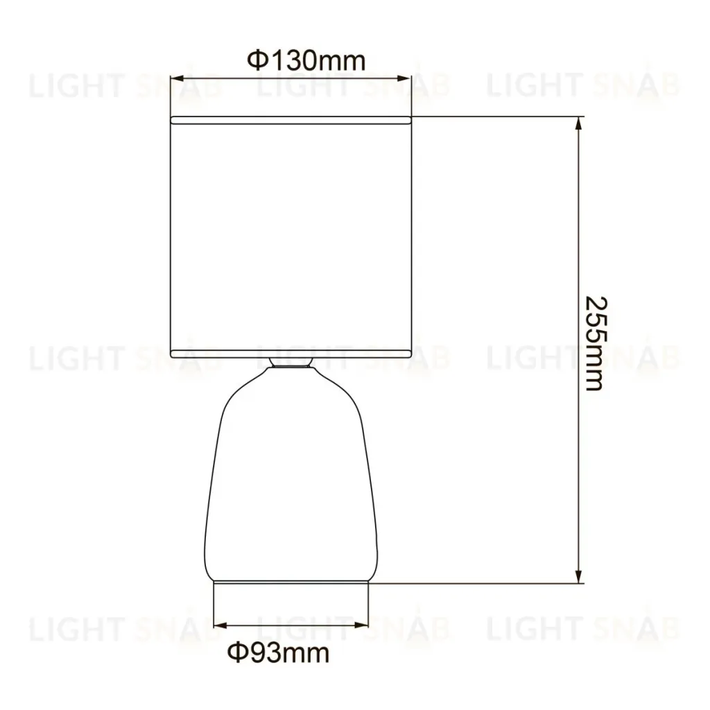 Настольная лампа Uniel UML-B305 E14 BLACK UL-00012420 UML-B305 E14 BLACK