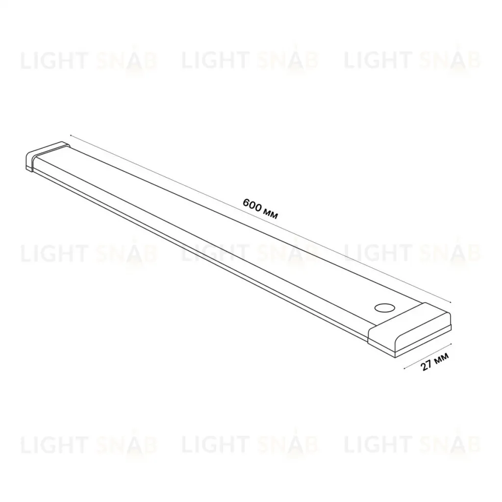 Мебельный светильник Uniel ULI-F49-8W/4200K SENSOR IP40 SILVER UL-00011967 ULI-F49-8W/4200K SENSOR IP40 SILVER