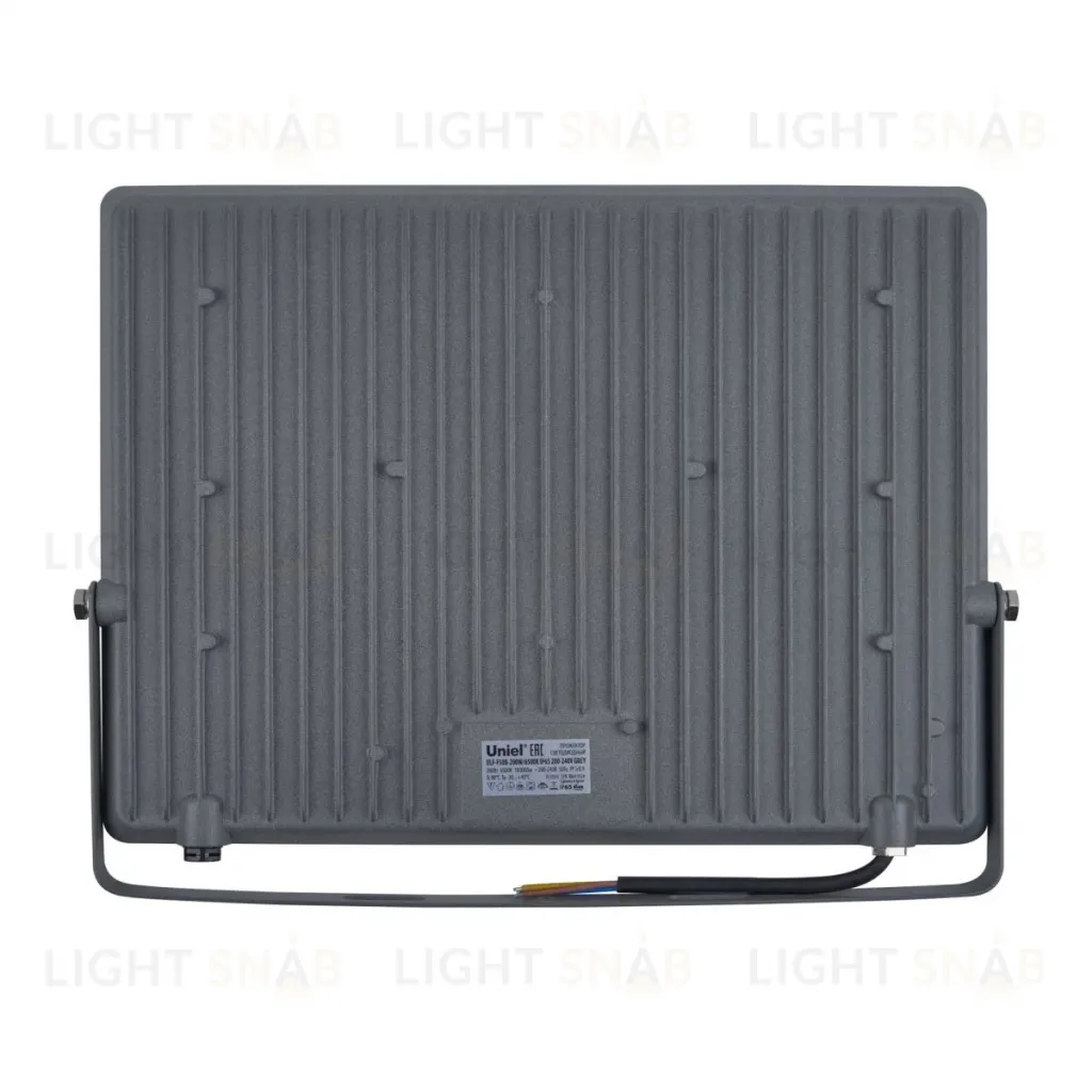 Прожектор Uniel ULF-F50B-200W/6500K IP65 200-240V GREY UL-00012763 ULF-F50B-200W/6500K IP65 200-240V GREY