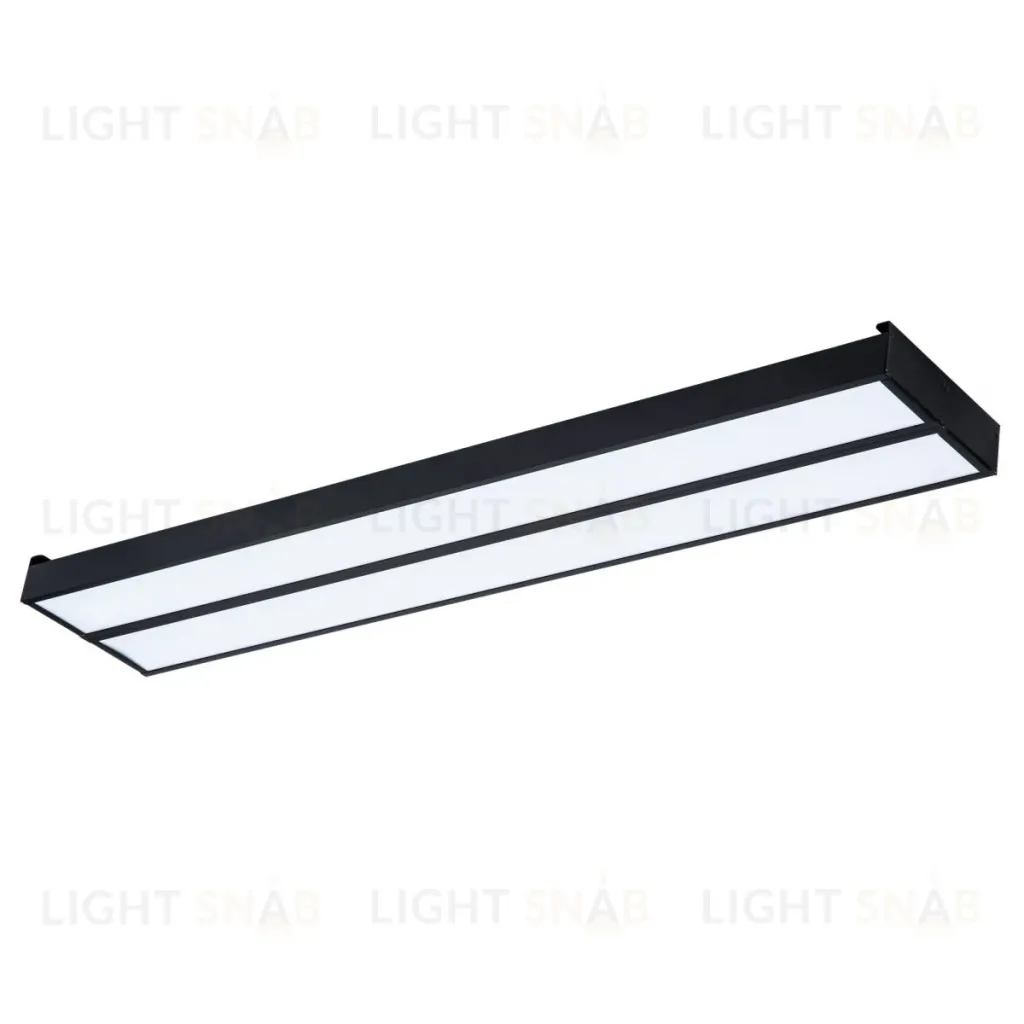 Светодиодная панель Uniel ULO-K15A 2x16W/4000K/L50 IP44 BLACK UL-00012584 ULO-K15A 2x16W/4000K/L50 IP44 BLACK
