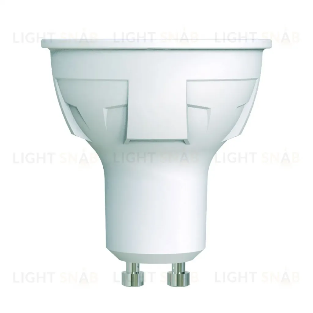 Лампа светодиодная Uniel LED-JCDR 6W/6500K/GU10/FR PLP01WH UL-00011020 LED-JCDR 6W/6500K/GU10/FR PLP01WH