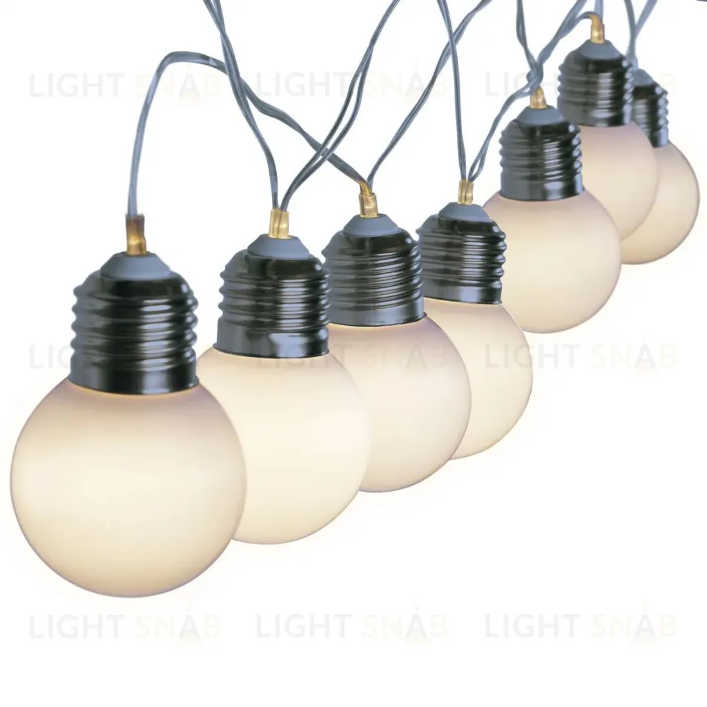 Садовая гирлянда на солнечной батарее Uniel USL-S-126/PT1800 FROST BULBS UL-00012697 USL-S-126/PT1800 FROST BULBS