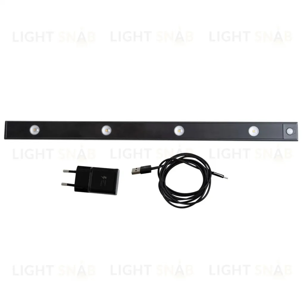 Мебельный светильник Uniel ULI-F50-5W/4000K SENSOR IP40 BLACK UL-00011957 ULI-F50-5W/4000K SENSOR IP40 BLACK