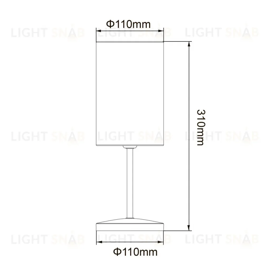 Настольная лампа Uniel UML-B308 E14 BLACK/BEIGE UL-00012425 UML-B308 E14 BLACK/BEIGE
