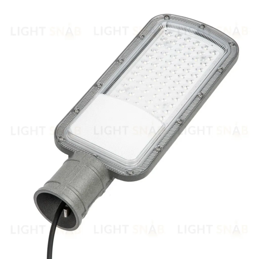 Уличный консольный светильник Volpe ULV-Q611 50W/6500K IP65 GREY UL-00012813 ULV-Q611 50W/6500K IP65 GREY