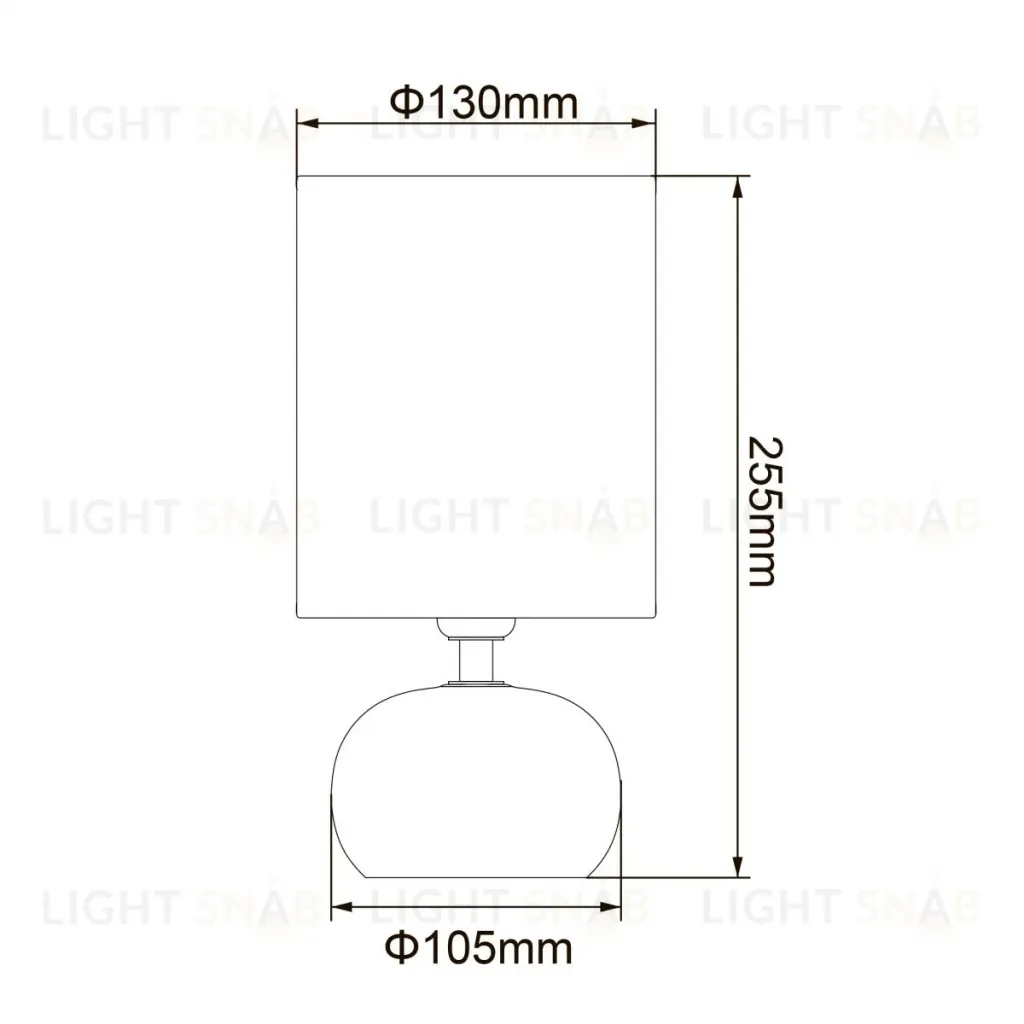 Настольная лампа Uniel UML-B307 E14 SILVER/WHITE UL-00012423 UML-B307 E14 SILVER/WHITE
