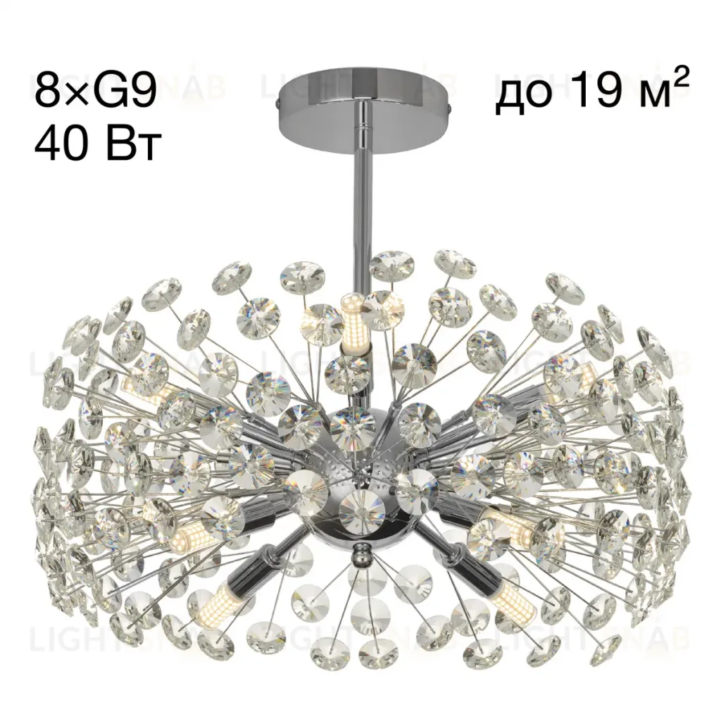 Люстра на штанге Citilux Eletto Betsy EL322CA08.1 EL322CA08.1