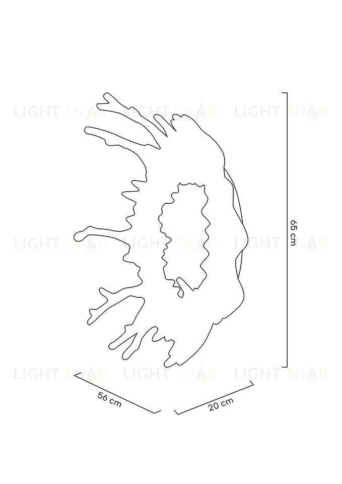 Зеркало Delight Collection Mirror 8658W/L clear 8658W/L clear