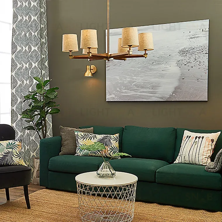 Люстра на штанге ImperiumLoft Stavra Jorgenson Beige/Light Wood 203573-26 203573-26
