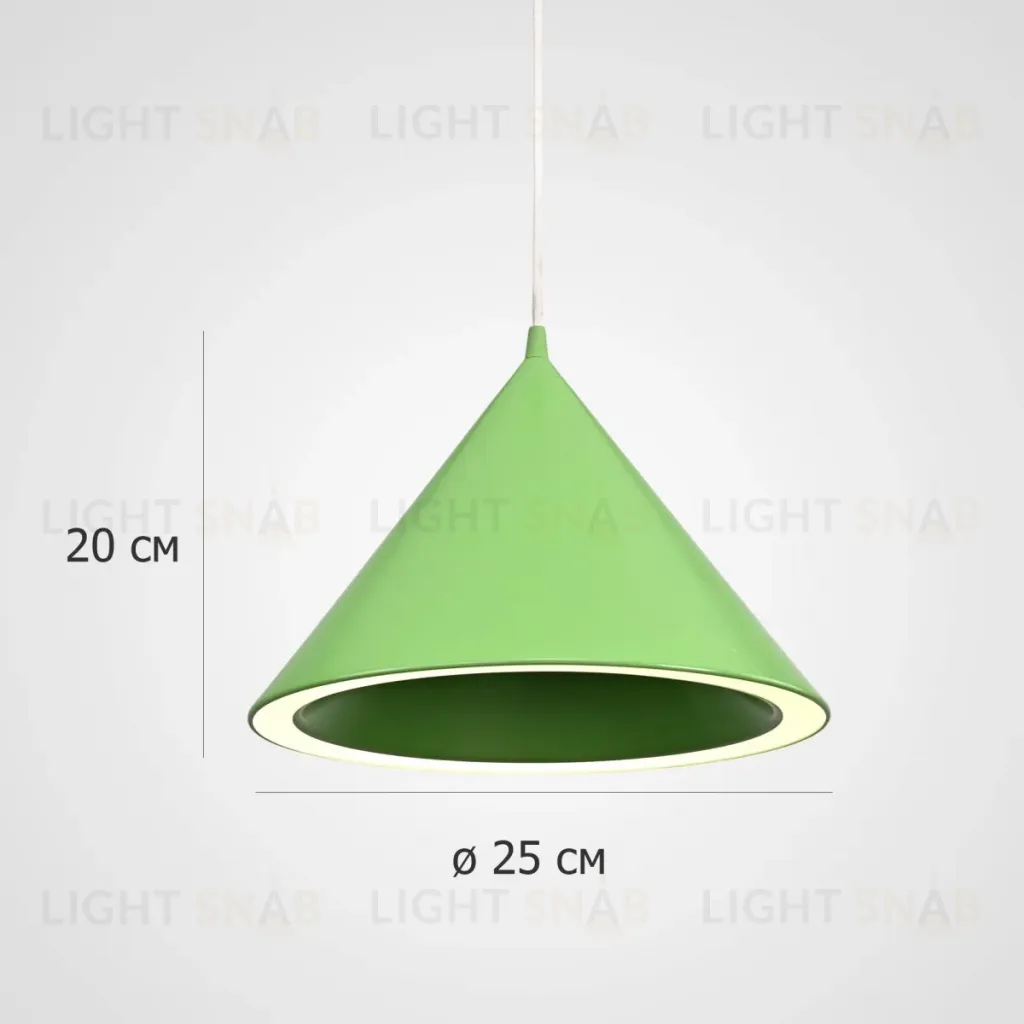 Подвесной светильник ImperiumLoft Contour Woud Annular Bright Green 302462-26 302462-26