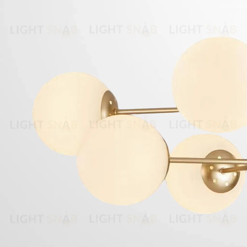 Люстра на штанге ImperiumLoft Roundi Brass 305756-23 305756-23