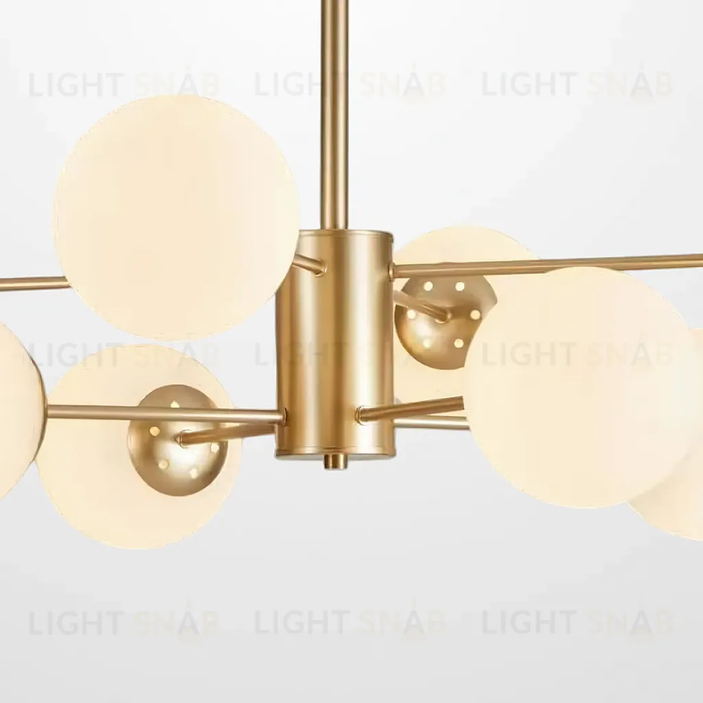 Люстра на штанге ImperiumLoft Roundi Brass 305756-23 305756-23