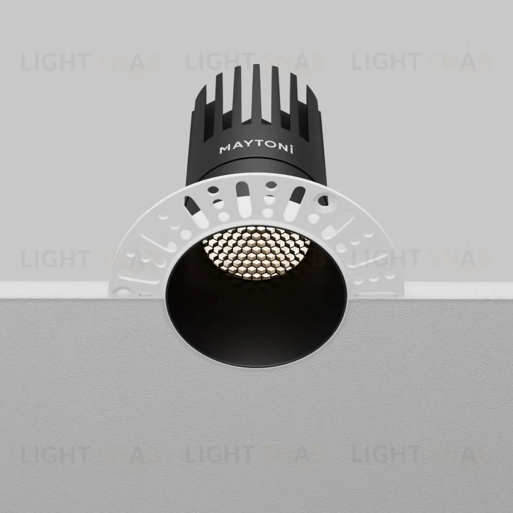 Встраиваемый светильник Maytoni Dip DL122-15W-4K-TRS-B DL122-15W-4K-TRS-B