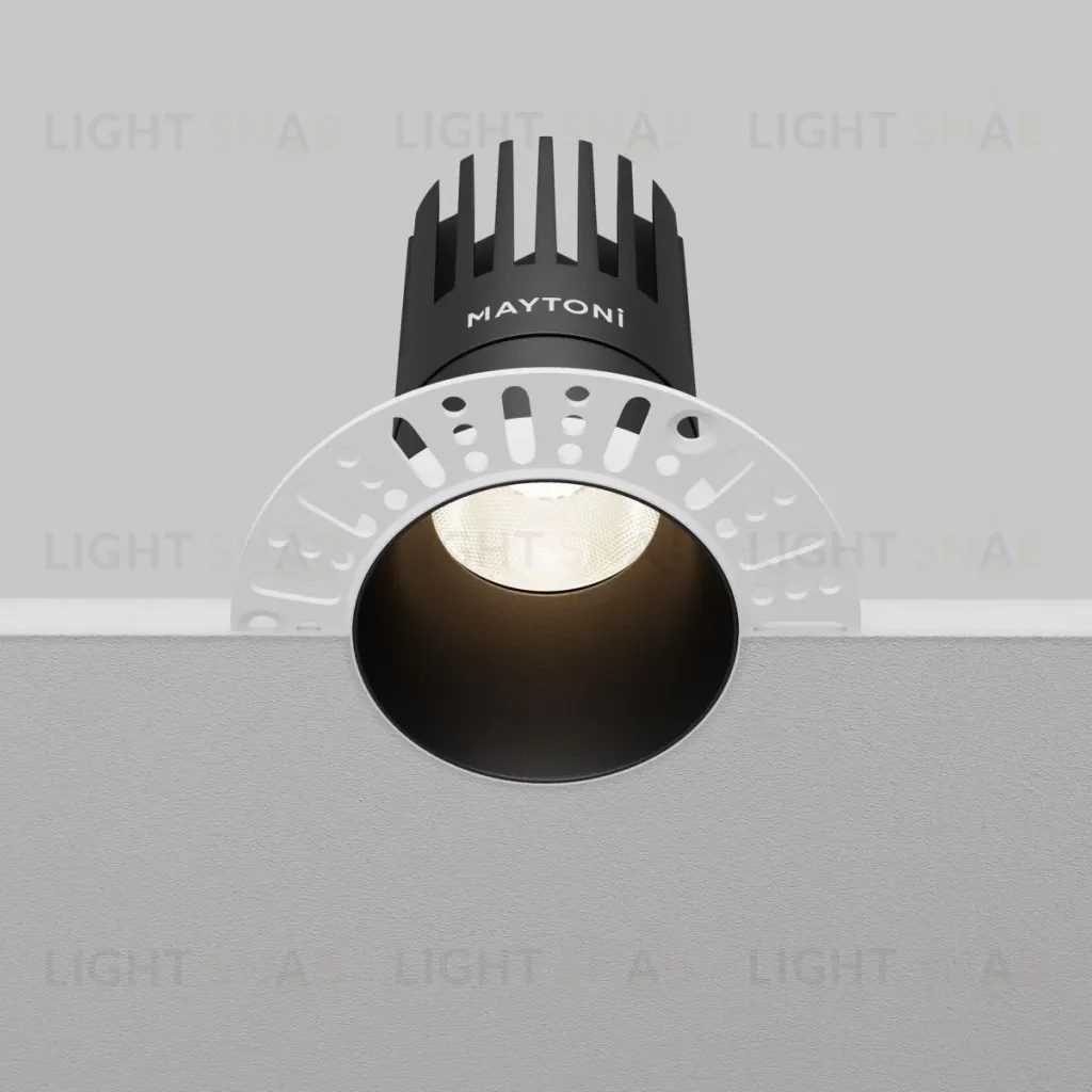 Встраиваемый светильник Maytoni Dip DL122-15W-4K-TRS-B DL122-15W-4K-TRS-B