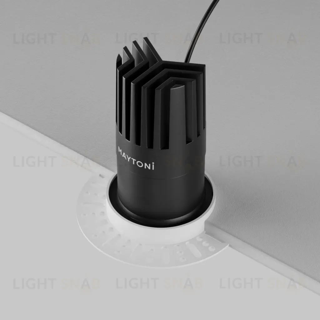 Встраиваемый светильник Maytoni Dip DL122-15W-4K-TRS-B DL122-15W-4K-TRS-B