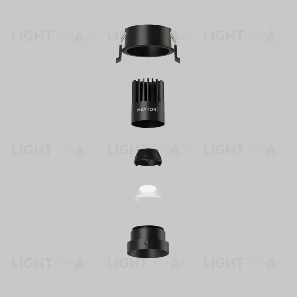 Встраиваемый светильник Maytoni Dip DL115-10W-4K-B DL115-10W-4K-B
