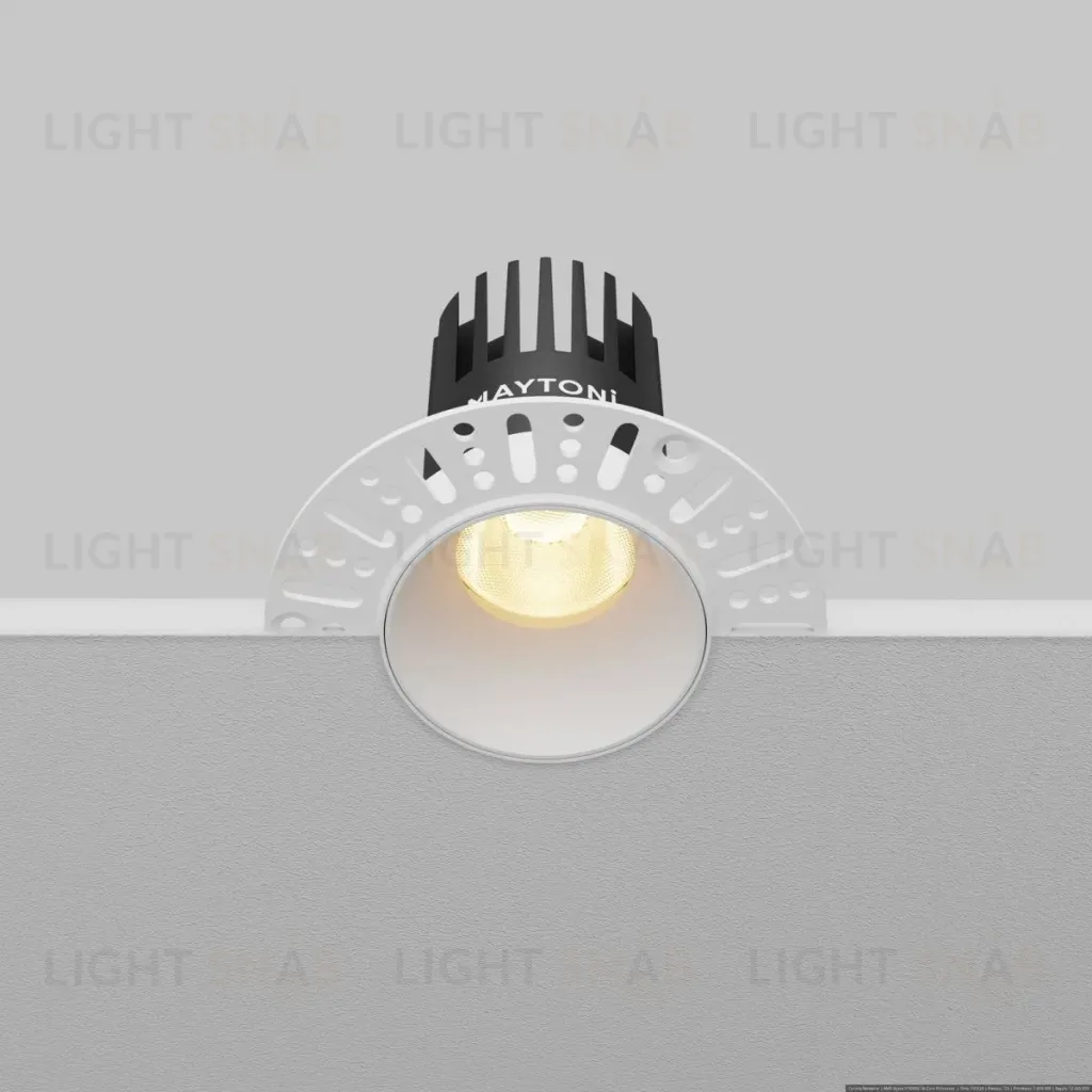 Встраиваемый светильник Maytoni Dip DL119-10W-2.7K-TRS-W DL119-10W-2.7K-TRS-W