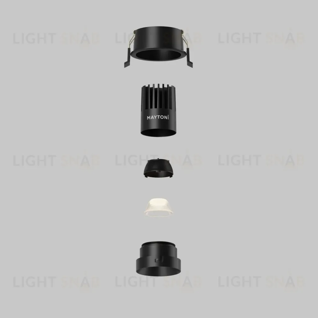 Встраиваемый светильник Maytoni Dip DL115-10W-2.7K-B DL115-10W-2.7K-B