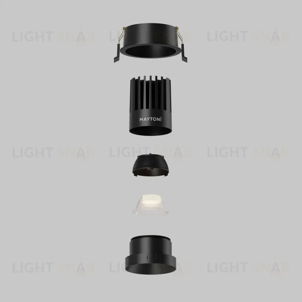 Встраиваемый светильник Maytoni Dip DL117-15W-2.7K-B DL117-15W-2.7K-B