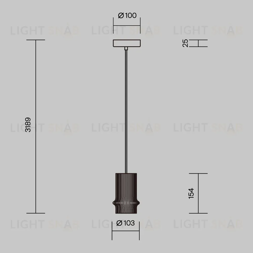 Подвесной светильник Maytoni Pilastro MOD430PL-L5W3K MOD430PL-L5W3K