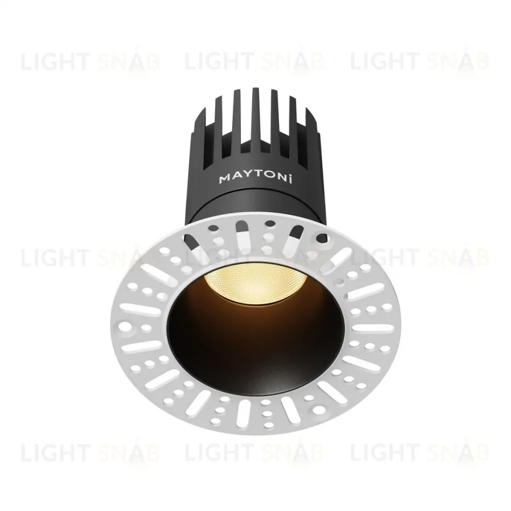 Встраиваемый светильник Maytoni Dip DL122-15W-2.7K-TRS-B DL122-15W-2.7K-TRS-B