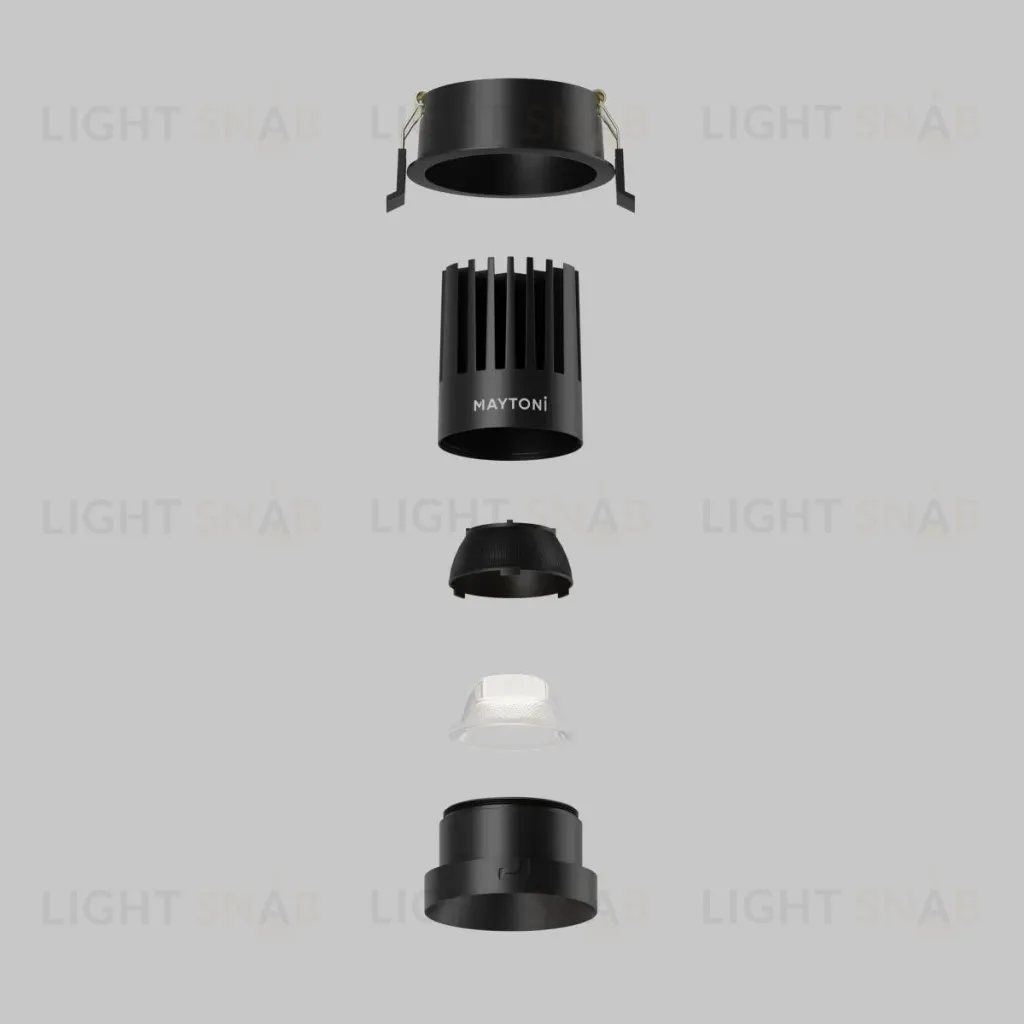 Встраиваемый светильник Maytoni Dip DL117-15W-4K-B DL117-15W-4K-B