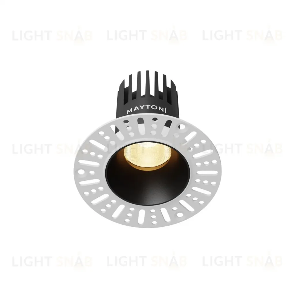 Встраиваемый светильник Maytoni Dip DL119-10W-2.7K-TRS-B DL119-10W-2.7K-TRS-B
